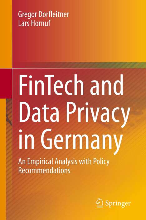 Lars Hornuf: FinTech and Data Privacy in Germany, Buch