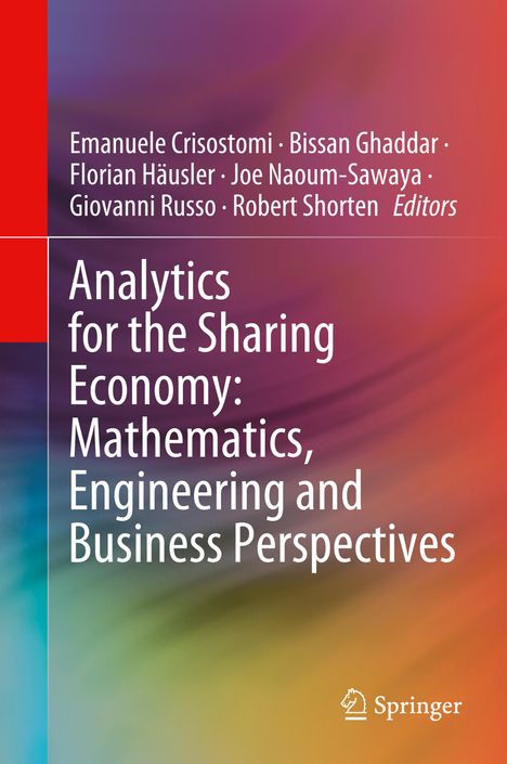 Analytics for the Sharing Economy: Mathematics, Engineering and Business Perspectives, Buch