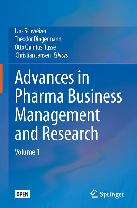 Advances in Pharma Business Management and Research, Buch