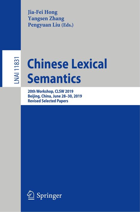 Chinese Lexical Semantics, Buch
