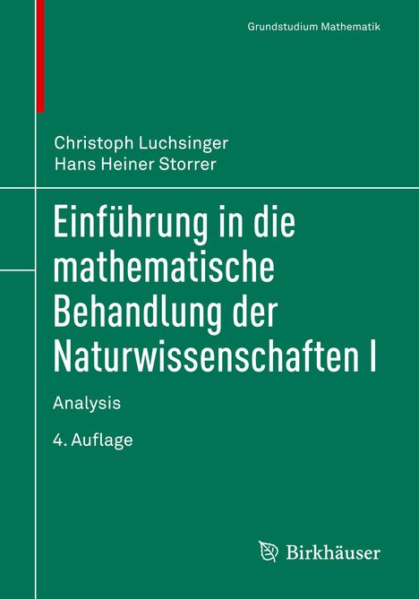 Christoph Luchsinger: Einführung in die mathematische Behandlung der Naturwissenschaften I, Buch