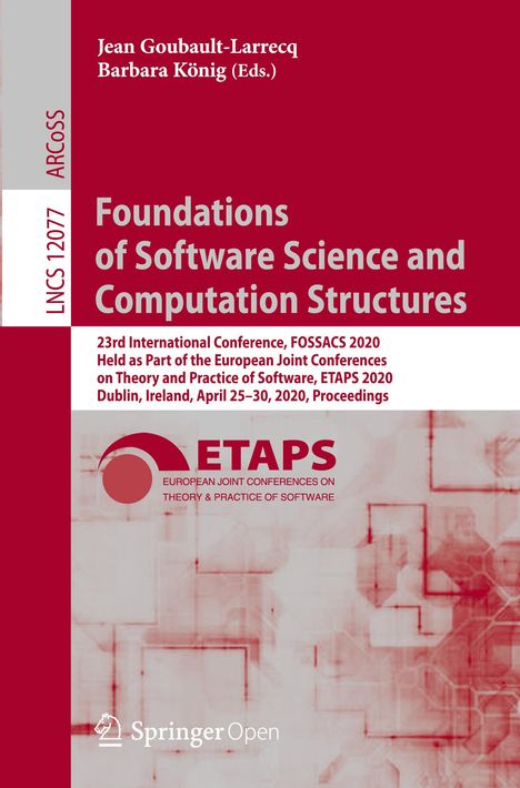 Foundations of Software Science and Computation Structures, Buch