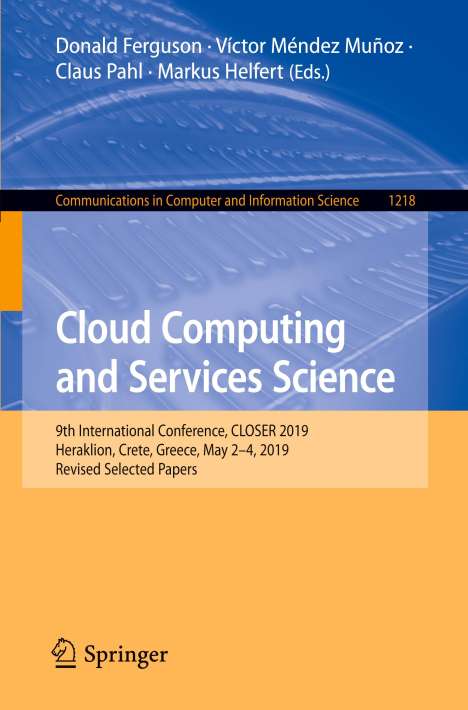 Cloud Computing and Services Science, Buch
