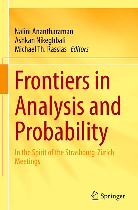 Frontiers in Analysis and Probability, Buch