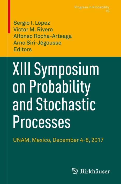 XIII Symposium on Probability and Stochastic Processes, Buch