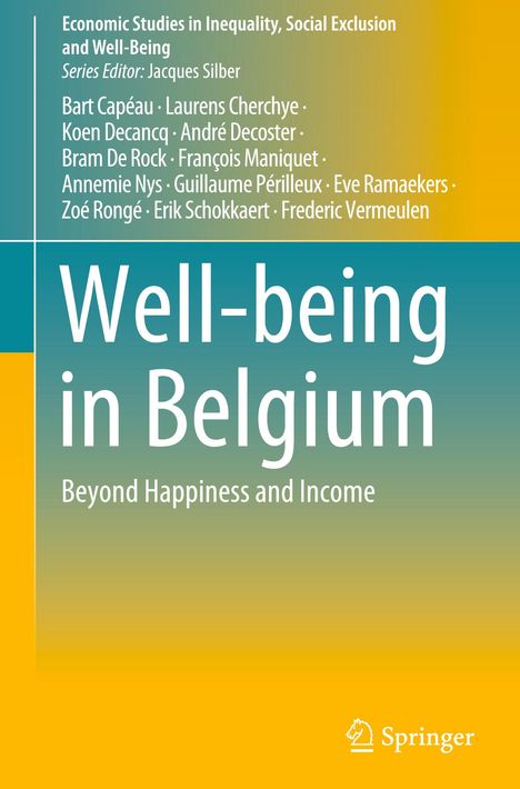 Bart Capéau: Well-being in Belgium, Buch