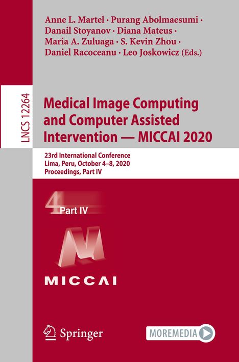 Medical Image Computing and Computer Assisted Intervention ¿ MICCAI 2020, Buch