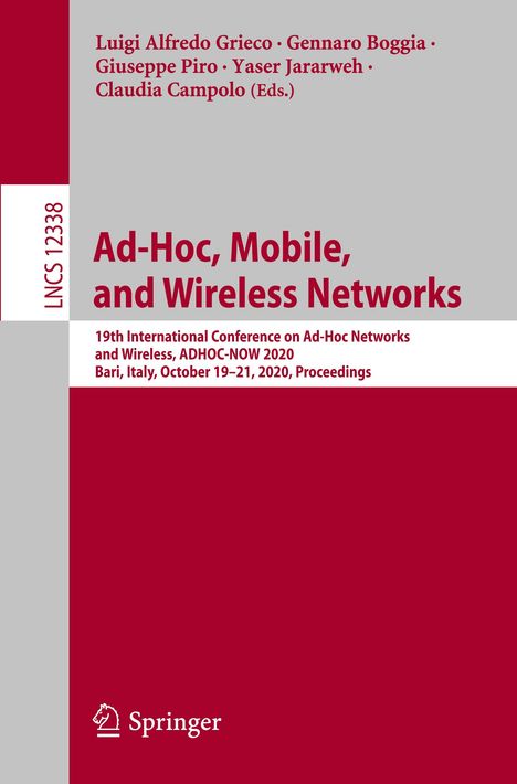 Ad-Hoc, Mobile, and Wireless Networks, Buch