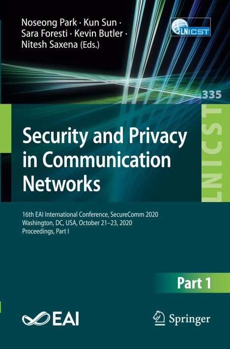 Security and Privacy in Communication Networks, Buch