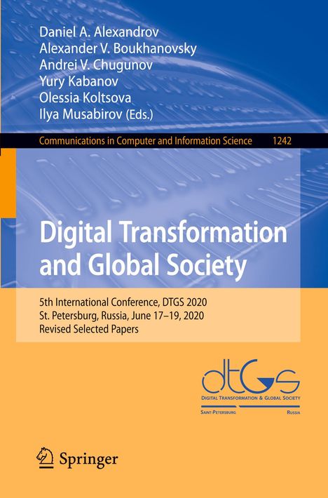 Digital Transformation and Global Society, Buch