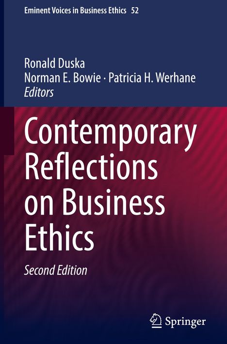Ronald Duska: Contemporary Reflections on Business Ethics, Buch