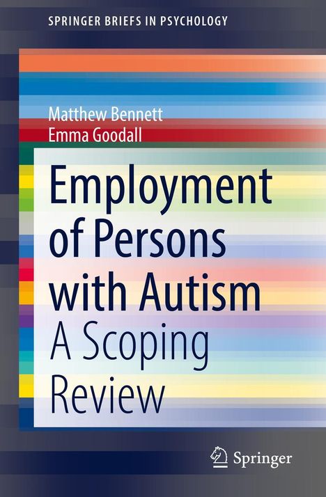 Emma Goodall: Employment of Persons with Autism, Buch