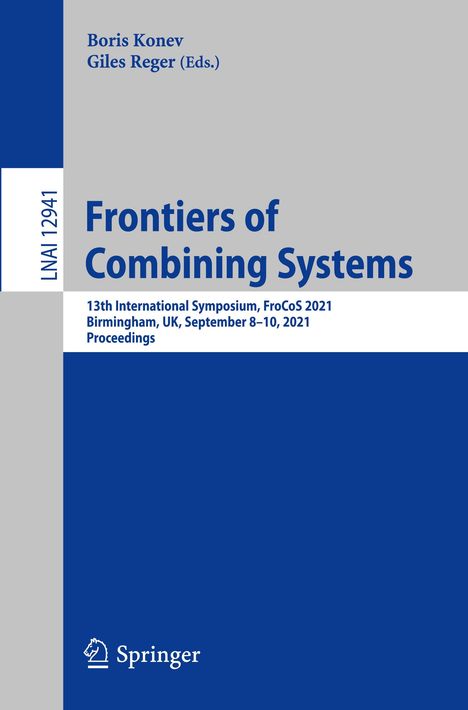 Frontiers of Combining Systems, Buch