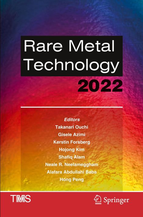 Rare Metal Technology 2022, Buch