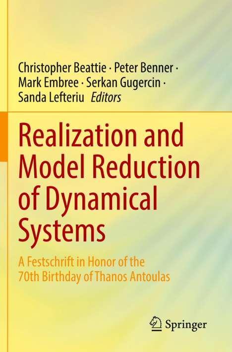 Realization and Model Reduction of Dynamical Systems, Buch