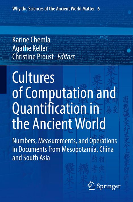 Cultures of Computation and Quantification in the Ancient World, Buch