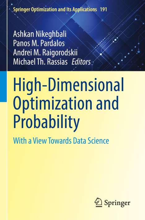High-Dimensional Optimization and Probability, Buch