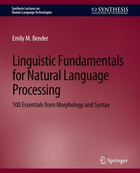 Emily M. Bender: Linguistic Fundamentals for Natural Language Processing, Buch