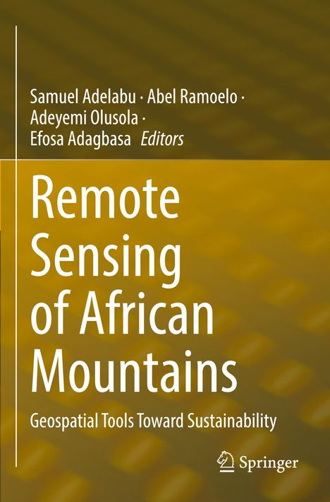 Remote Sensing of African Mountains, Buch