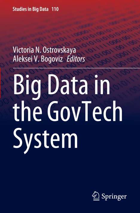 Big Data in the GovTech System, Buch