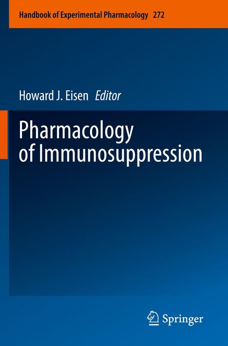 Pharmacology of Immunosuppression, Buch