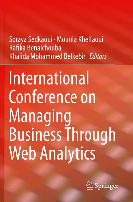 International Conference on Managing Business Through Web Analytics, Buch