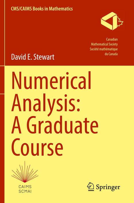 David E. Stewart: Numerical Analysis: A Graduate Course, Buch