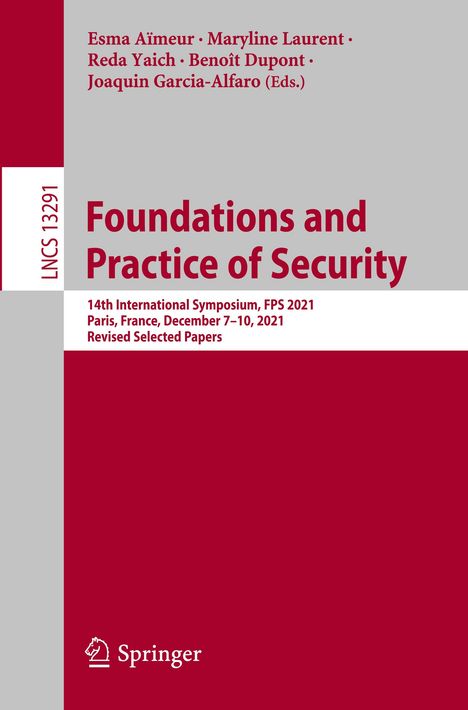 Foundations and Practice of Security, Buch