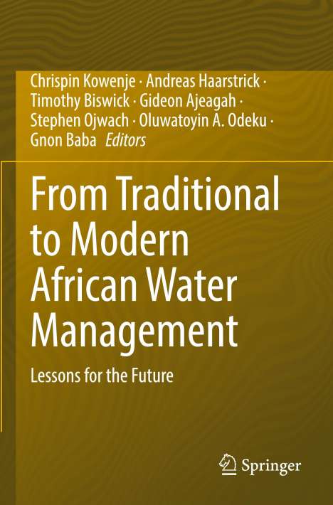 From Traditional to Modern African Water Management, Buch