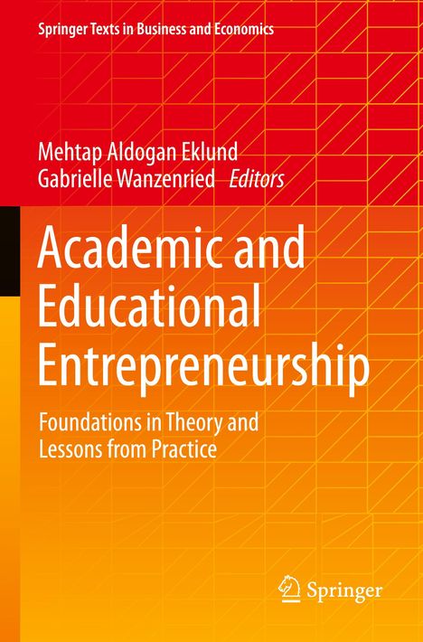 Academic and Educational Entrepreneurship, Buch