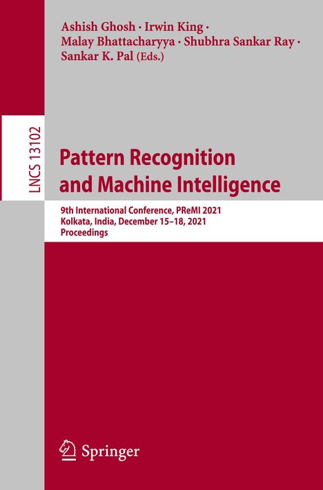 Pattern Recognition and Machine Intelligence, Buch
