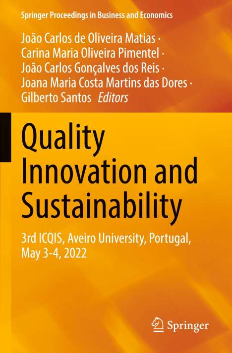 Quality Innovation and Sustainability, Buch