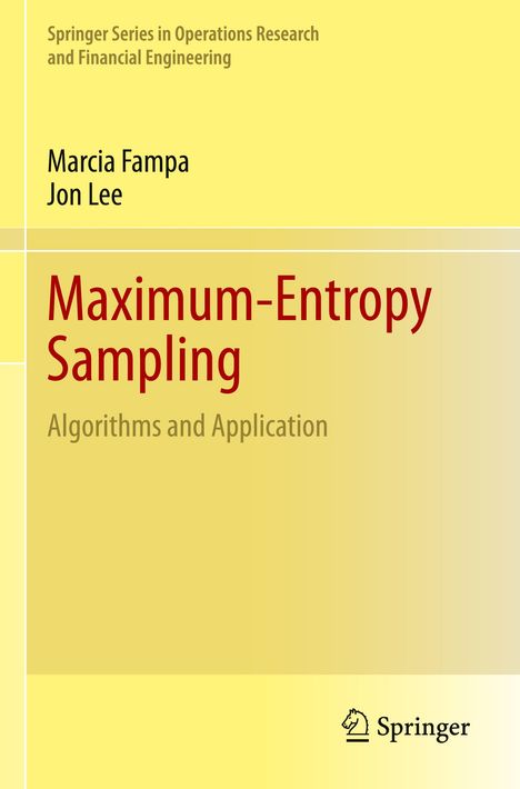 Jon Lee: Maximum-Entropy Sampling, Buch