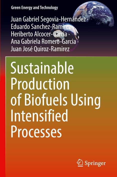 Juan Gabriel Segovia-Hernández: Sustainable Production of Biofuels Using Intensified Processes, Buch