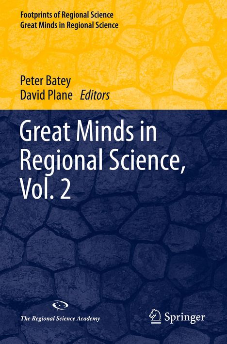 Great Minds in Regional Science, Vol. 2, Buch