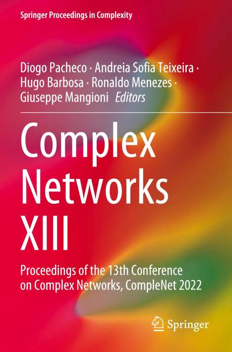 Complex Networks XIII, Buch