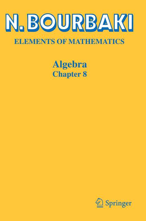 N. Bourbaki: Algebra, Buch