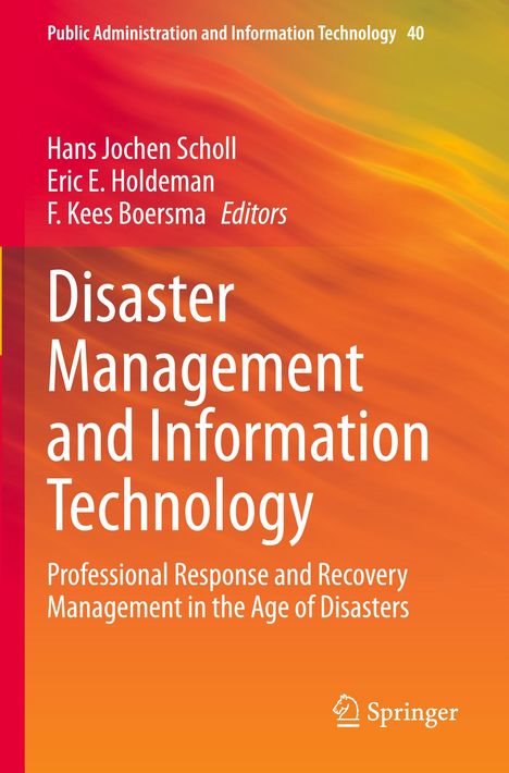 Disaster Management and Information Technology, Buch