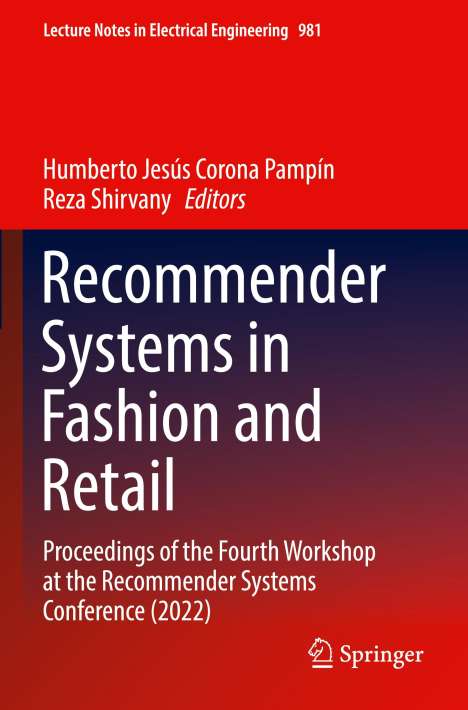 Recommender Systems in Fashion and Retail, Buch