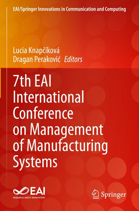 7th EAI International Conference on Management of Manufacturing Systems, Buch