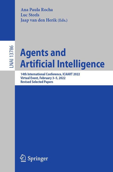Agents and Artificial Intelligence, Buch