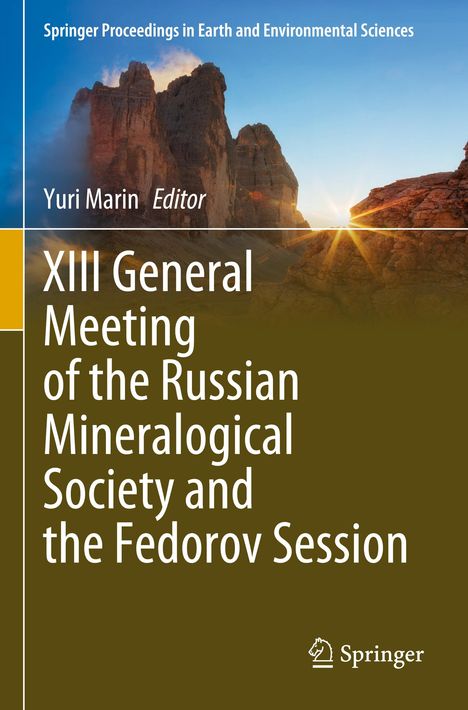 XIII General Meeting of the Russian Mineralogical Society and the Fedorov Session, Buch