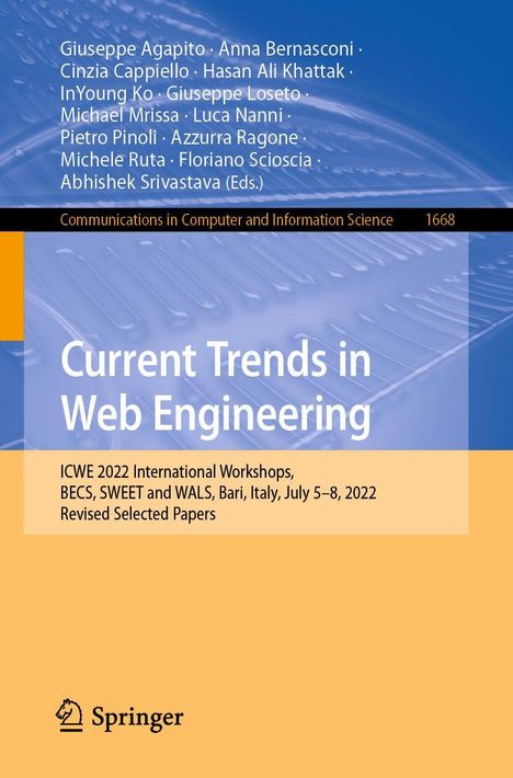 Current Trends in Web Engineering, Buch