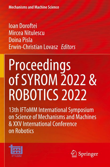 Proceedings of SYROM 2022 &amp; ROBOTICS 2022, Buch