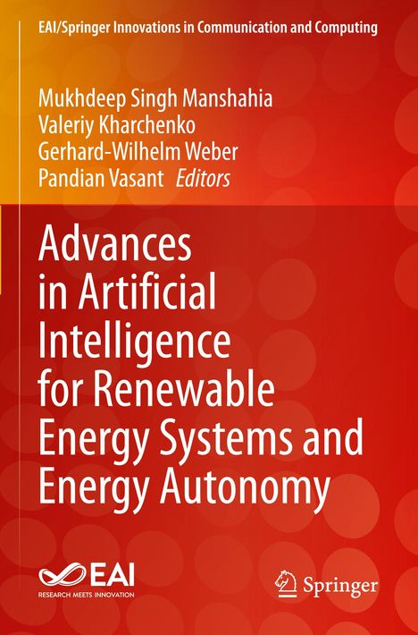 Advances in Artificial Intelligence for Renewable Energy Systems and Energy Autonomy, Buch