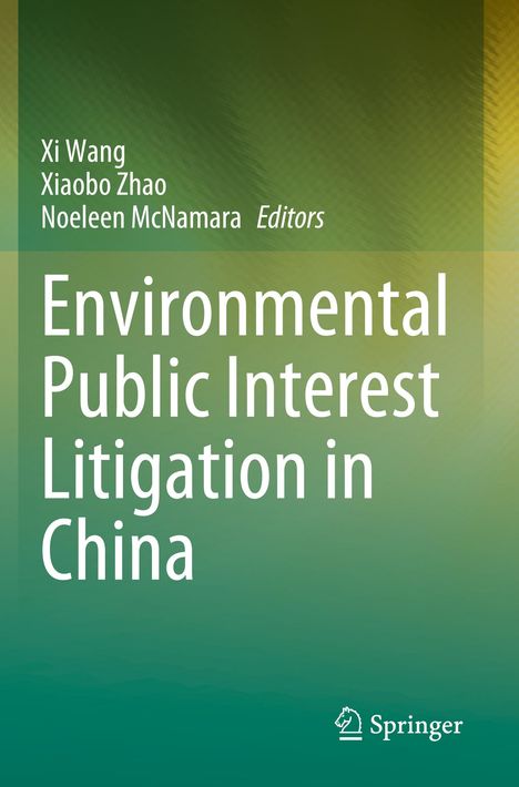 Environmental Public Interest Litigation in China, Buch