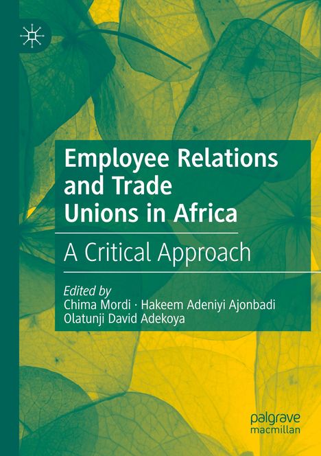 Employee Relations and Trade Unions in Africa, Buch