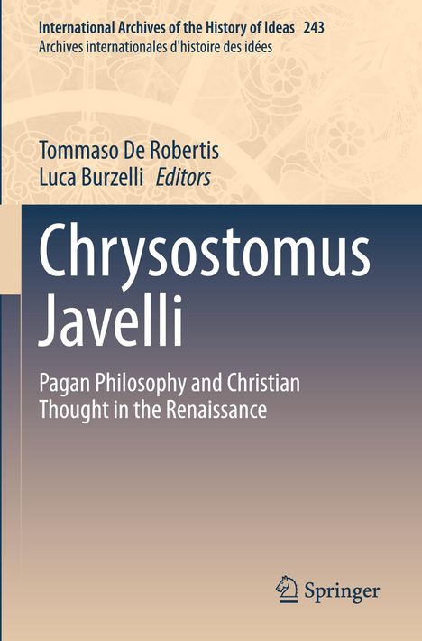 Chrysostomus Javelli, Buch