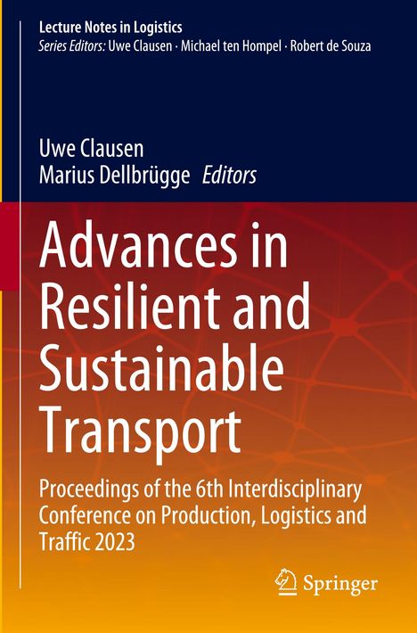 Advances in Resilient and Sustainable Transport, Buch