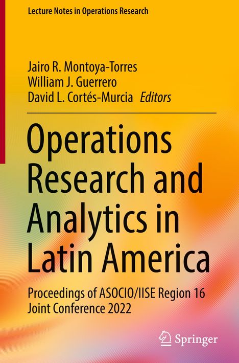 Operations Research and Analytics in Latin America, Buch